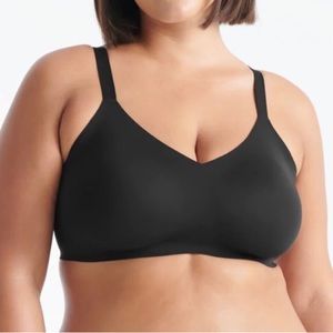 Knix Padded V-Neck Thin Strap Wireless Bra size 6 (32DD, 34DD, 32E) NWT